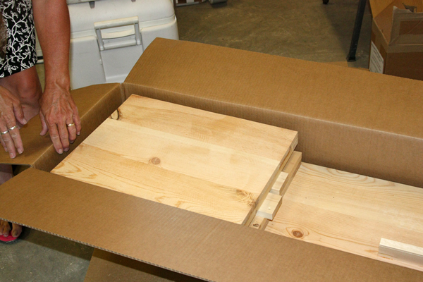 Packed for shipping.