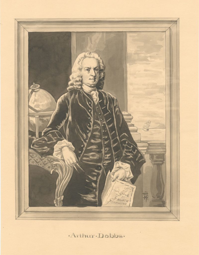 His Excellency Arthur Dobbs got the crazy idea that insects pollinate plants.