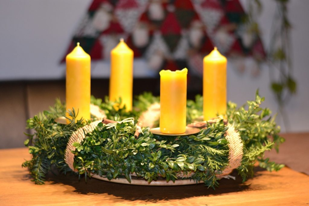 We use beeswax candles to celebrate religious holidays both inside and outside of the church. Their special scent is especially pleasing at family get-togethers.